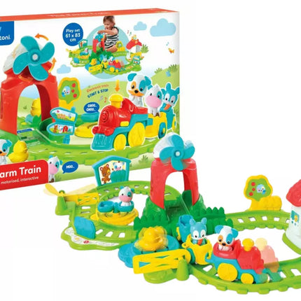 Interaktyvus ūkininko traukinys Clementoni 17391