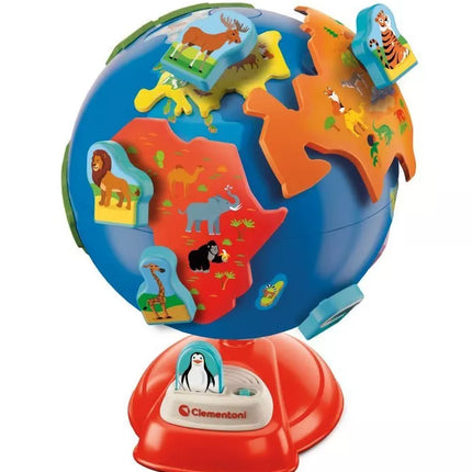 Interaktyvusis pasaulio rutulys ikimokyklinukams, lenkų kalba Clementoni 50757