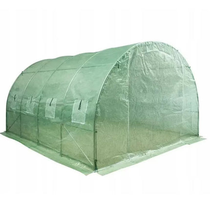 Šiltnamio tunelis iš folijos sodui 4x2,5x2m, folija 10m², UV-4 Premium