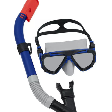 Nardymo komplektas, juoda kaukė, snorkelis Bestway 24053