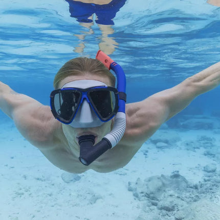 Nardymo komplektas, juoda kaukė, snorkelis Bestway 24053