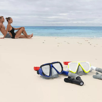 Nardymo komplektas, juoda kaukė, snorkelis Bestway 24053