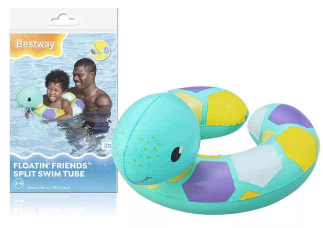 Pripučiamas plaukimo ratas vėžlys 50 x 52 cm Bestway 36405