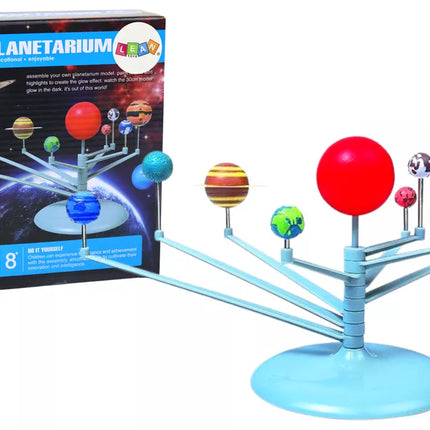 Kūrybinių planetų rinkinys surinkimui ir dažymui