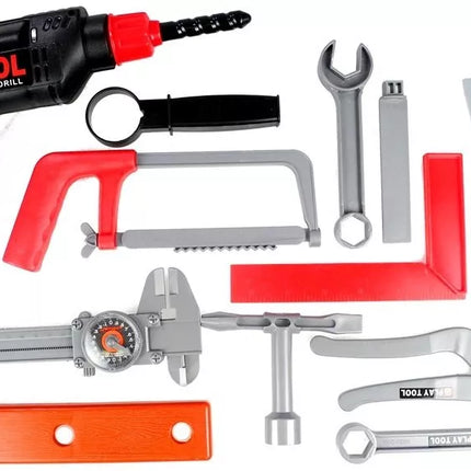 Dėžė su įrankiais meistrui, didelis rinkinys, 31 dalis