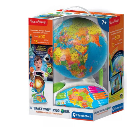 Interaktyvusis pasaulio rutulys ikimokyklinukams, lenkų kalba Clementoni 50757