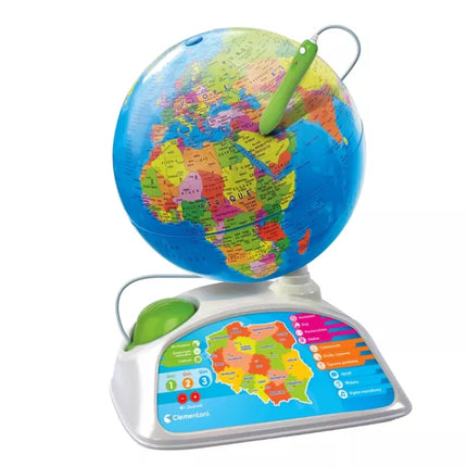 Interaktyvusis pasaulio rutulys ikimokyklinukams, lenkų kalba Clementoni 50757