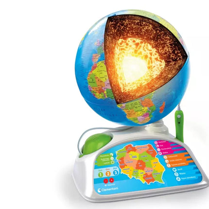 Interaktyvusis pasaulio rutulys ikimokyklinukams, lenkų kalba Clementoni 50757