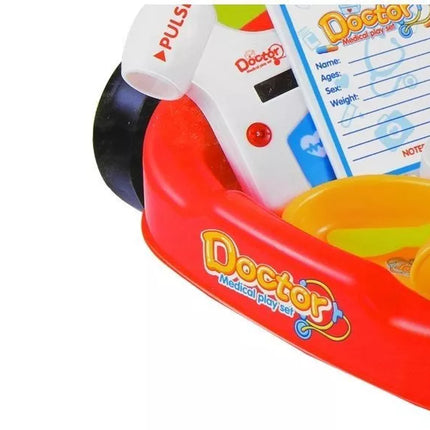 Medicinos vežimėlis su priedais, 22 elementai – įvairiaspalvis