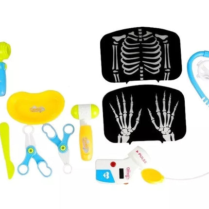 Medicinos vežimėlis su priedais, 22 elementai – įvairiaspalvis