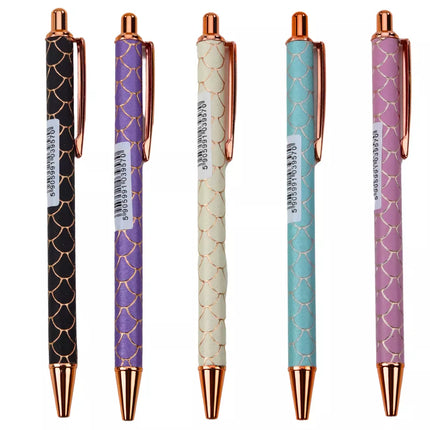 Automatinis metalinis tušinukas su skale, mėlynas rašalas, 1,0 mm