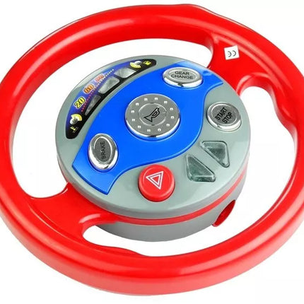 Vairas-simuliatorius su siurbtukais vaikams, su šviesomis ir garsais