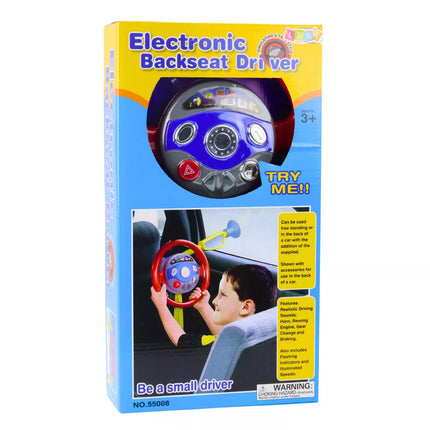 Vairas-simuliatorius su siurbtukais vaikams, su šviesomis ir garsais