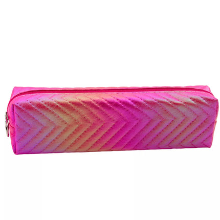 Merginos pieštukinė, metalizuota, blizganti, rožinė eglutės rašto