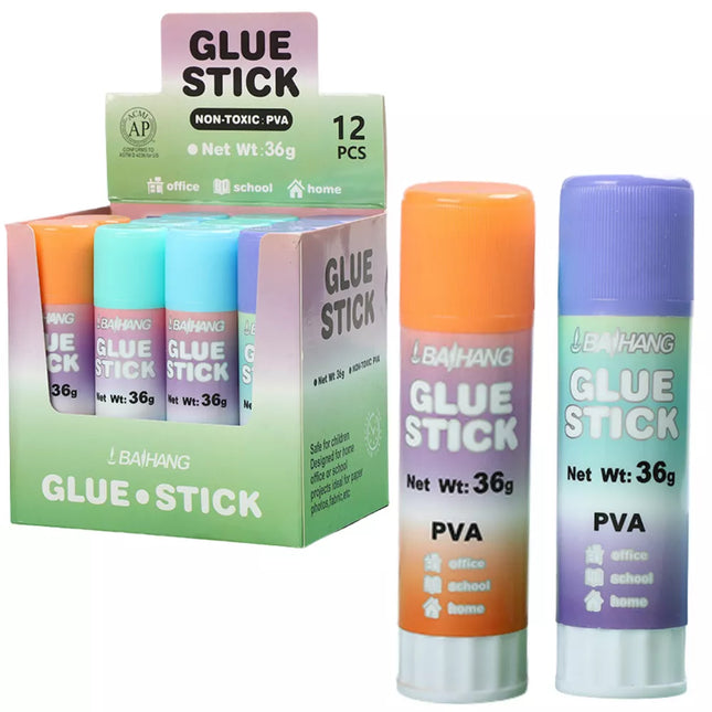 Klijų pieštukas mokyklai biurui Pastelinis 36g