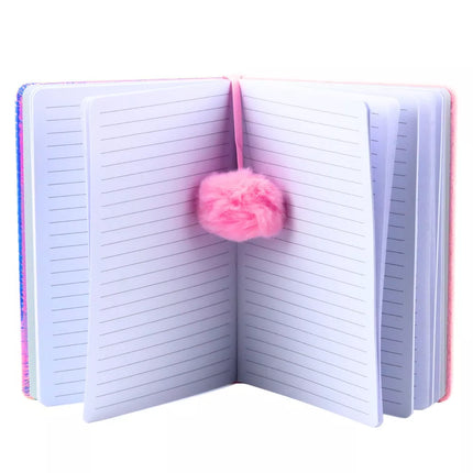 Užrašinė Linijuotas Ledinukų konfeti Holografinis A5, 80 lapų