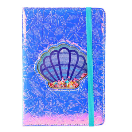 Sąsiuvinis su linijomis, holografiniu konfeti raštu, A5 formatas, 70 lapų