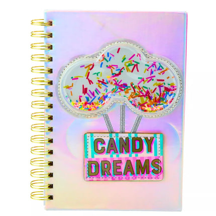 Candy Dreams Holografinė A5 Linijinė Užrašinė 90 Lapų