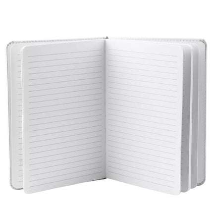 Planavimo sąsiuvinis A5, linijinis, 80 lapų, su bananų lapų dizainu ir trintuku