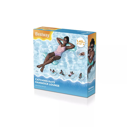 Pripučiamas plaukimo čiužinys Mesh Mint 140 x 87 cm Bestway 43839