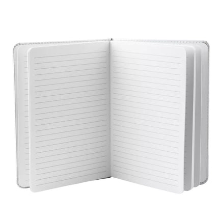 Užrašų knygelė-planuoklis, linijuota, su augalų ir lapų motyvais, trintukas, A5, 80 lapų