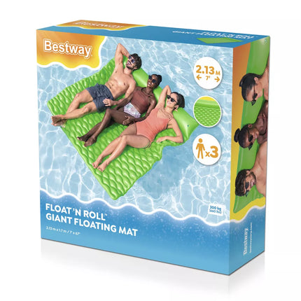 Pripučiama plaukimo platforma trims asmenims Bestway 213 x 170 x 21 cm 44106