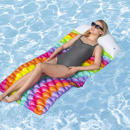 Pripučiamas plaukimo čiužinys Rainbow 216 x 80 cm Bestway 44107