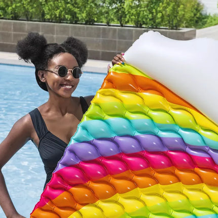 Pripučiamas plaukimo čiužinys Rainbow 216 x 80 cm Bestway 44107