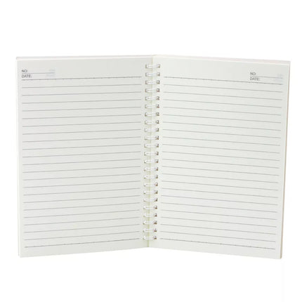 Sąsiuvinis A5, linijuotas, 60 lapų, su katės, vienaragio, ledų, vaivorykštės motyvais, turkio spalvos