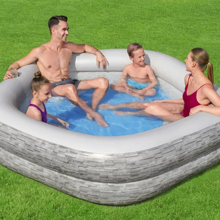 Pripučiamas sodo baseinas 213 x 206 x 53 cm Bestway 54423