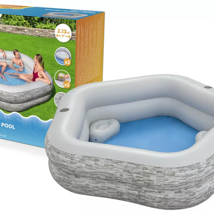 Pripučiamas sodo baseinas 213 x 206 x 53 cm Bestway 54423