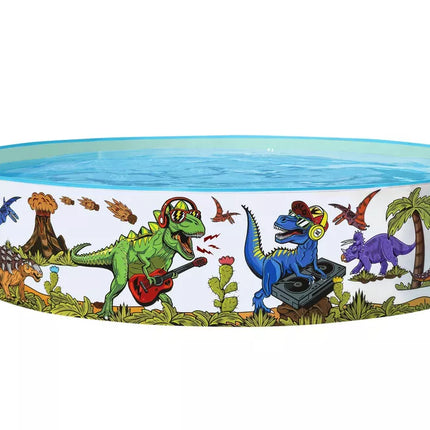Pripučiamas baseinas "Dinozaurų sodas" 183 cm x 38 cm Bestway 55022