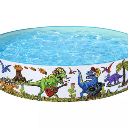 Pripučiamas baseinas "Dinozaurų sodas" 183 cm x 38 cm Bestway 55022