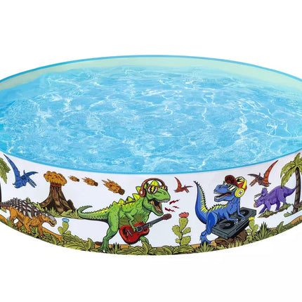 Pripučiamas baseinas "Dinozaurų sodas" 183 cm x 38 cm Bestway 55022