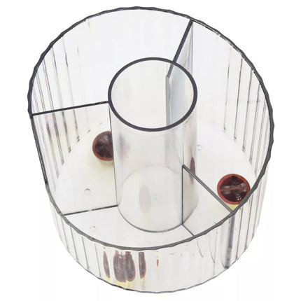 Kanceliarinių prekių organizatorius biurui, skaidrus, baltas