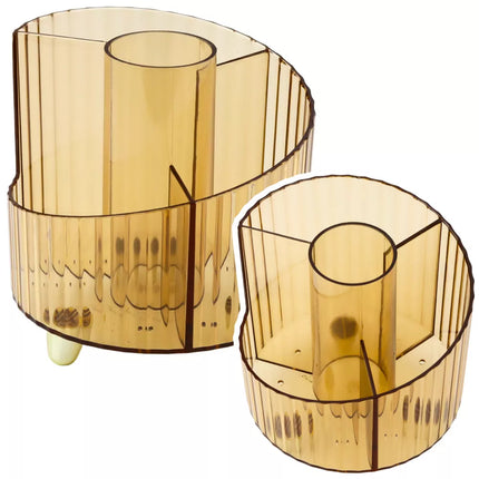 Kanceliarinių prekių organizatorius biurui, skaidrus, geltonas