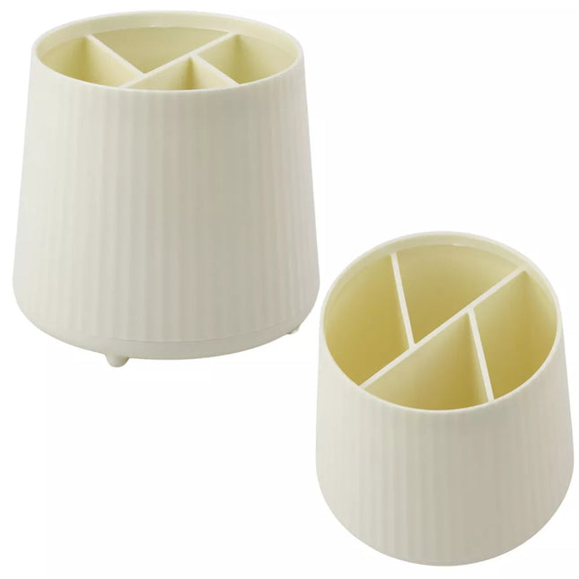 Organizatorius kosmetikai ir kanceliarinėms prekėms, 5 skyrių, smėlio spalvos