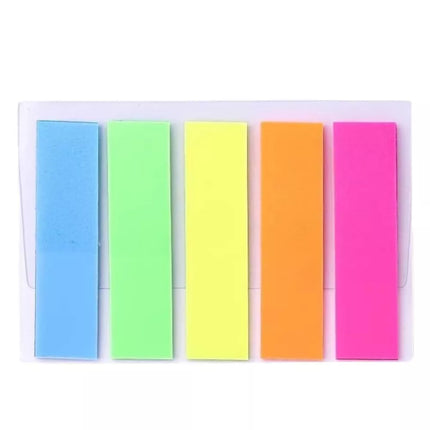 Spalvingos stačiakampės lipnios kortelės, 45x12mm