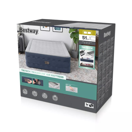 Pripučiamas čiužinys 203 x 152 x 51 cm Bestway 6716P