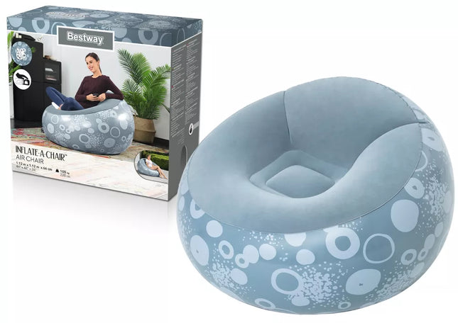 Pripučiama mėlyna kėdė Bestway 75052