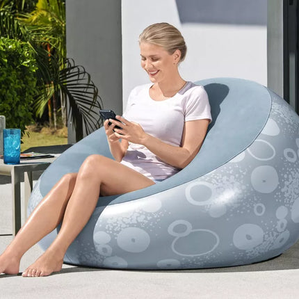 Pripučiama mėlyna kėdė Bestway 75052