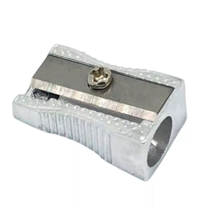 Viengubas metalinis drožtukas ploniems pieštukams ir kreidelėms