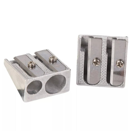 Dvigubas metalinis drožtukas storiems ir ploniems kreideliams