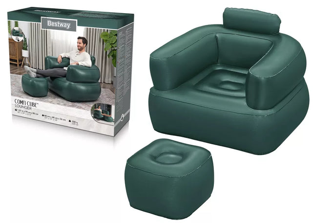 Pripučiama tamsi kėdė Bestway 75137