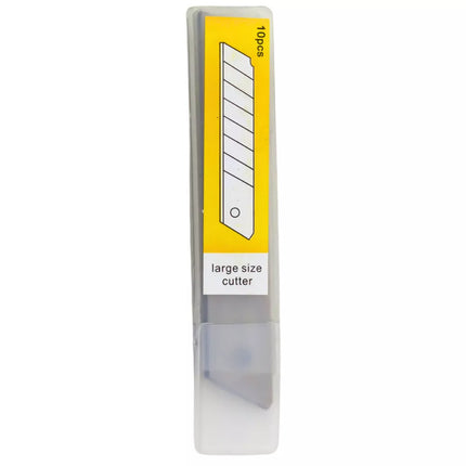 Keičiami peiliukai su segmentais, 14 segmentų, 18 mm, 10 vnt.