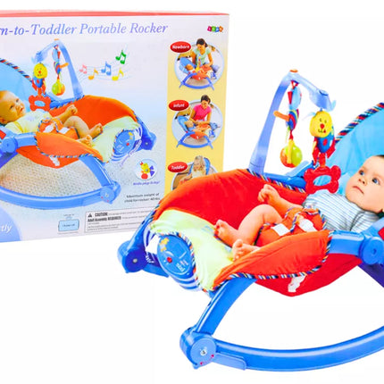 Supamasis krėslas naujagimiui ir mažyliui, spalvingas