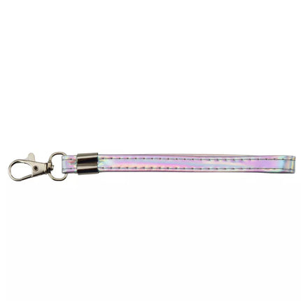 Pieštukinė Kosmetinė su kaspinėliu, žvilgančiomis dalelėmis, violetinė