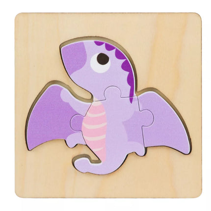 Medinis galvosūkis Spalvotas galvosūkis 11 x 11cm Mišinys