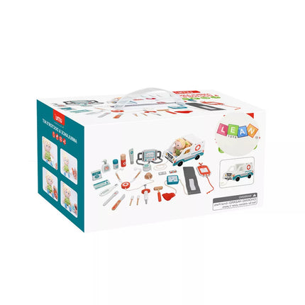 Pagalbos rinkinys mažajam gelbėtojui, mediniai priedai, 22 dalys