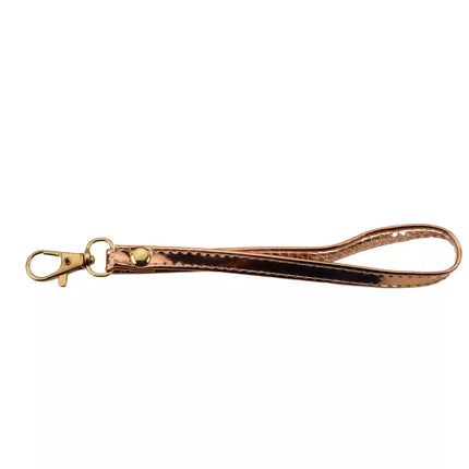 Pliušinė kosmetinė su rankena, talpi, rožinė, 20 cm